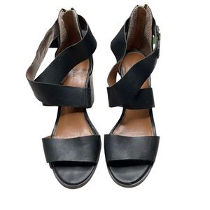 Tommy Hilfiger Black Strappy Heels